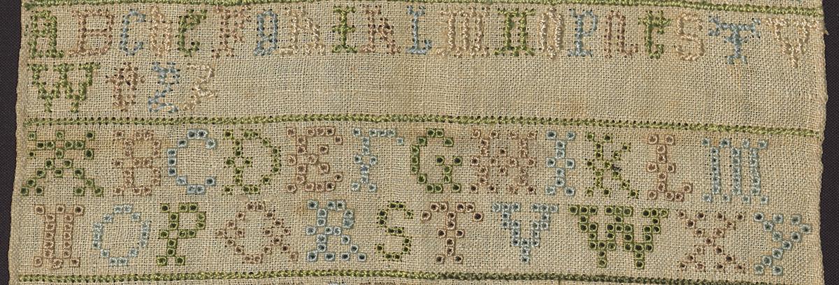 1987.0001 Sampler, Detail 5