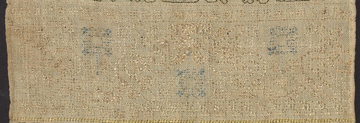 1987.0001 Sampler, Detail 2