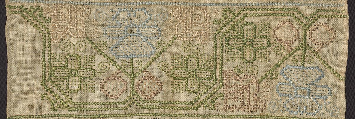 1987.0001 Sampler, Detail 4
