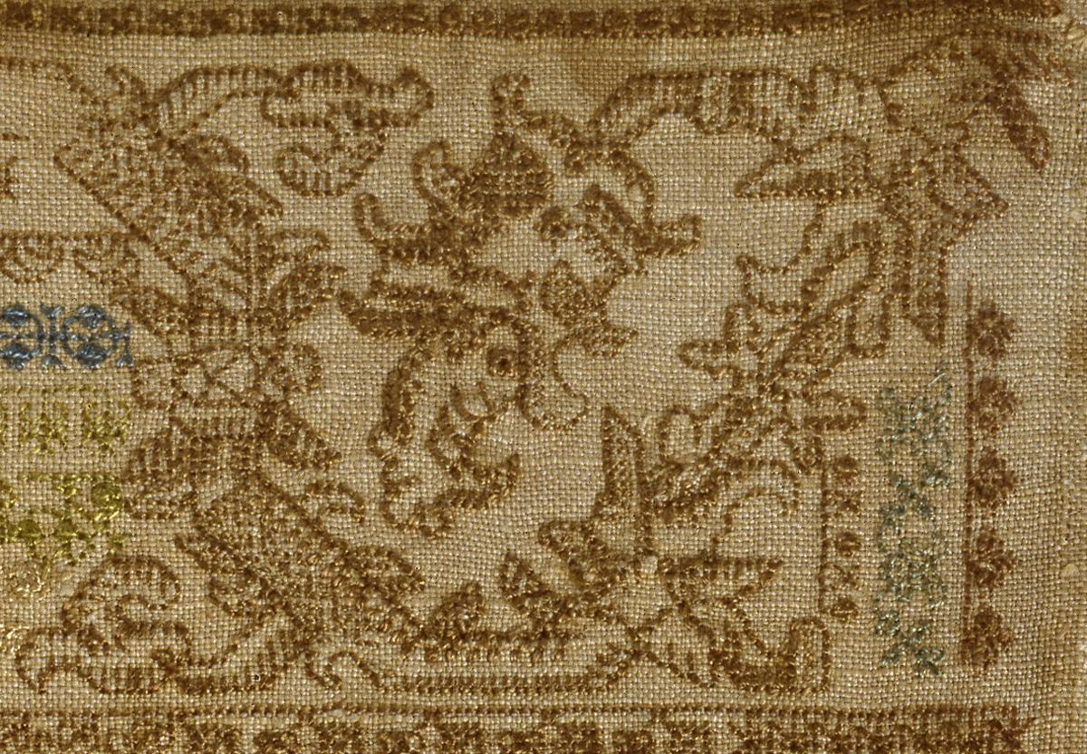 1987.0002 Sampler, Detail 12