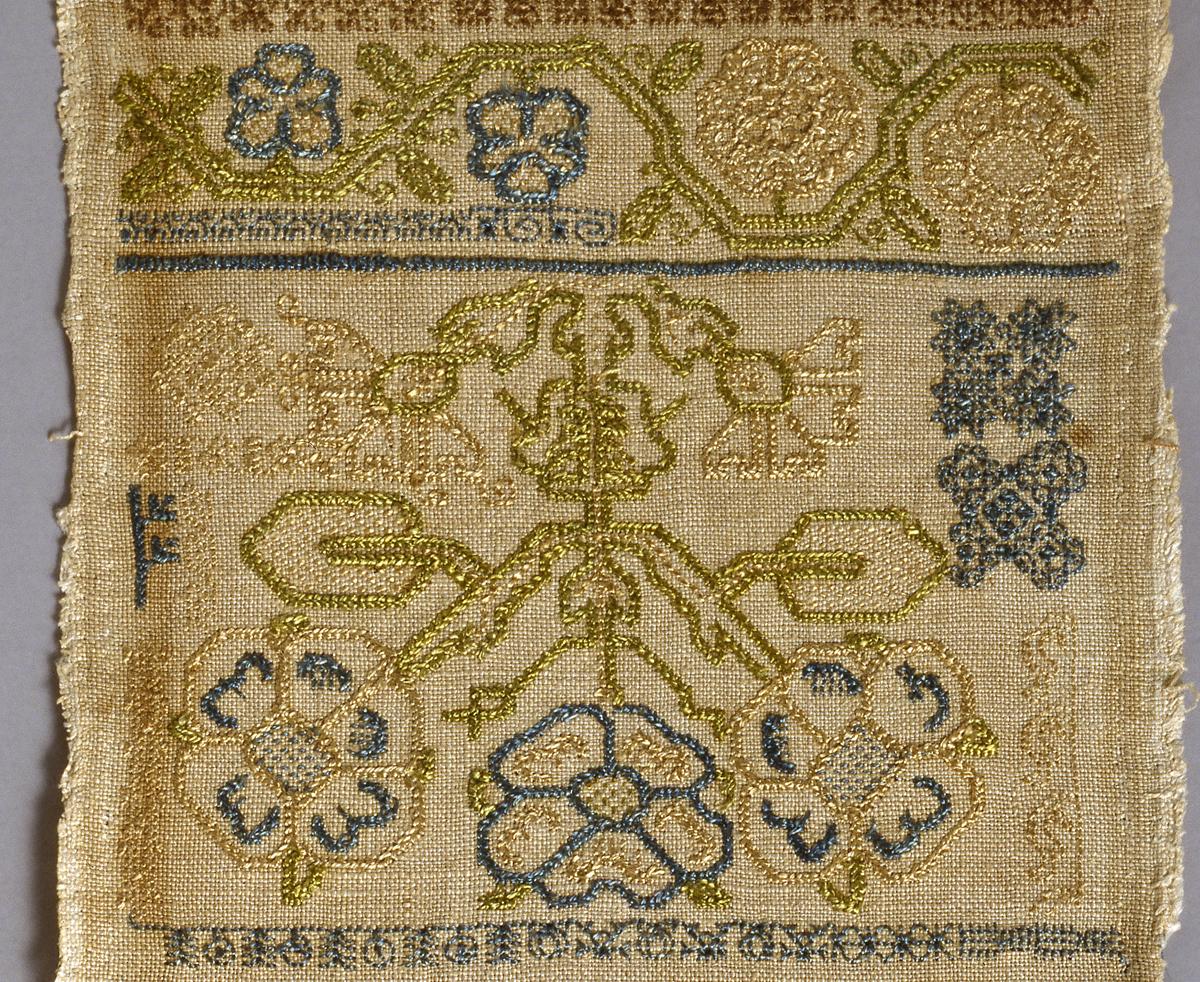 1987.0002 Sampler, Detail 2