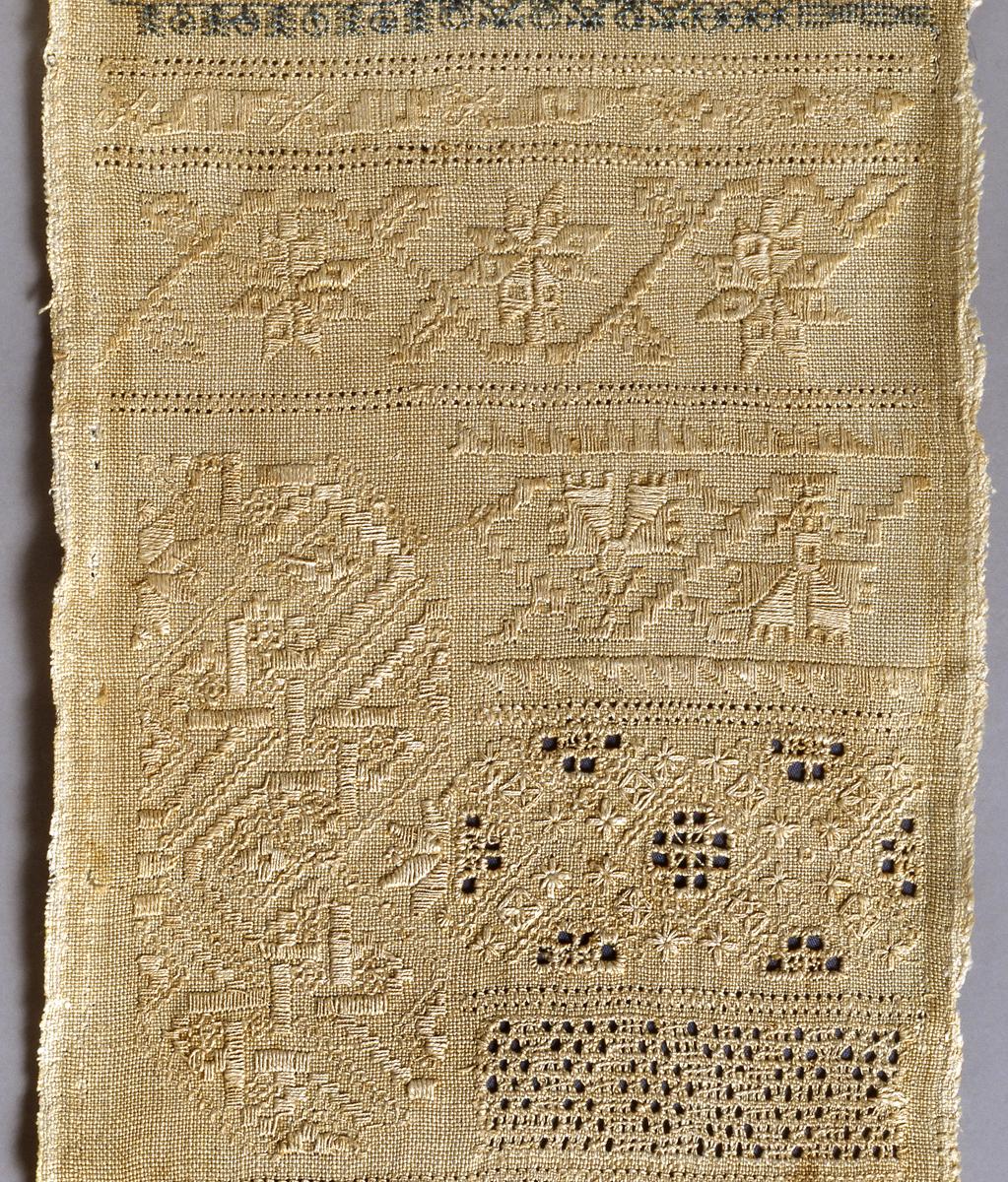 1987.0002 Sampler, Detail 3