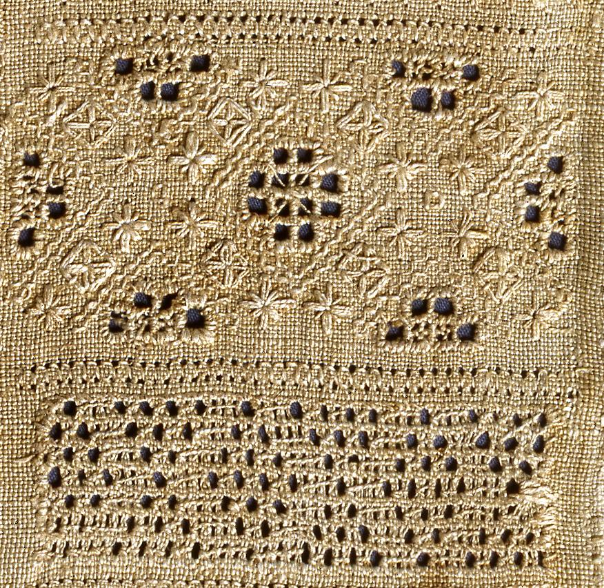 1987.0002 Sampler, Detail 8