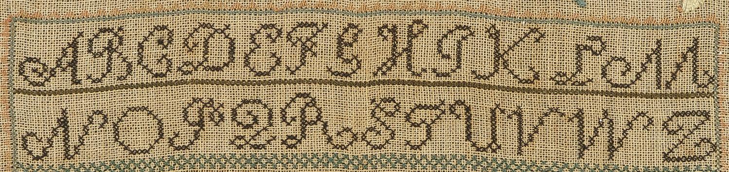 1987.0003 A Sampler, Detail