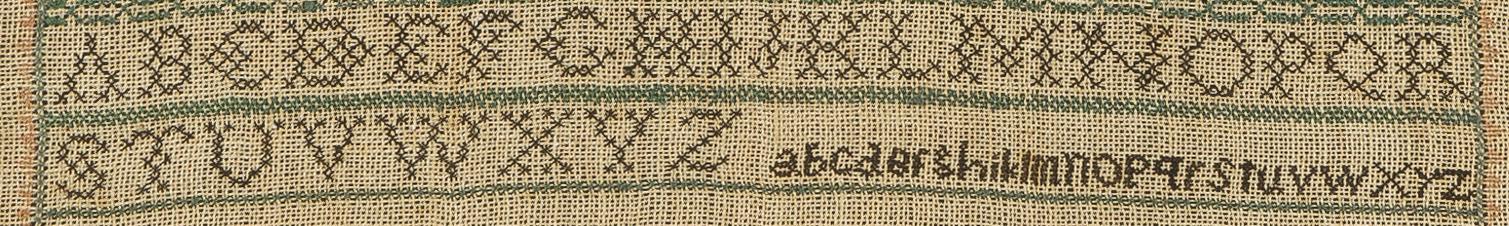1987.0003 A Sampler, Detail 3