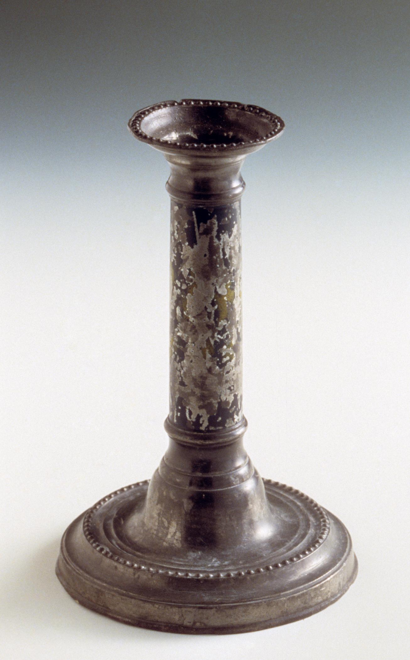 1987.0017 Pewter candlestick