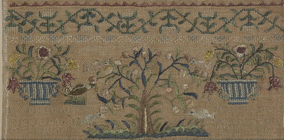 1987.0060 Sampler, Detail 4