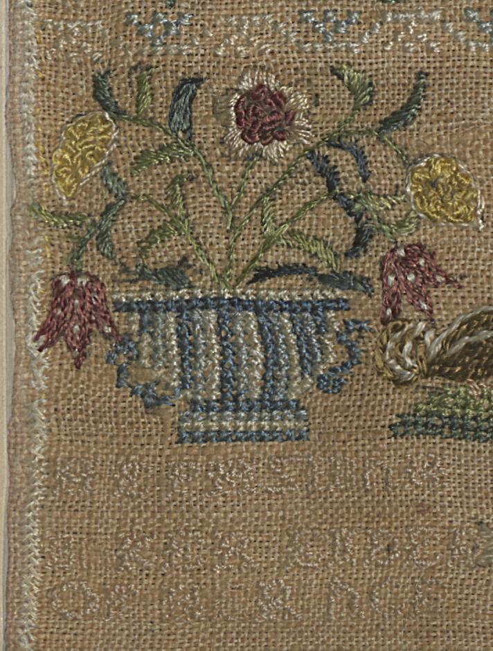 1987.0060 Sampler, Detail 6