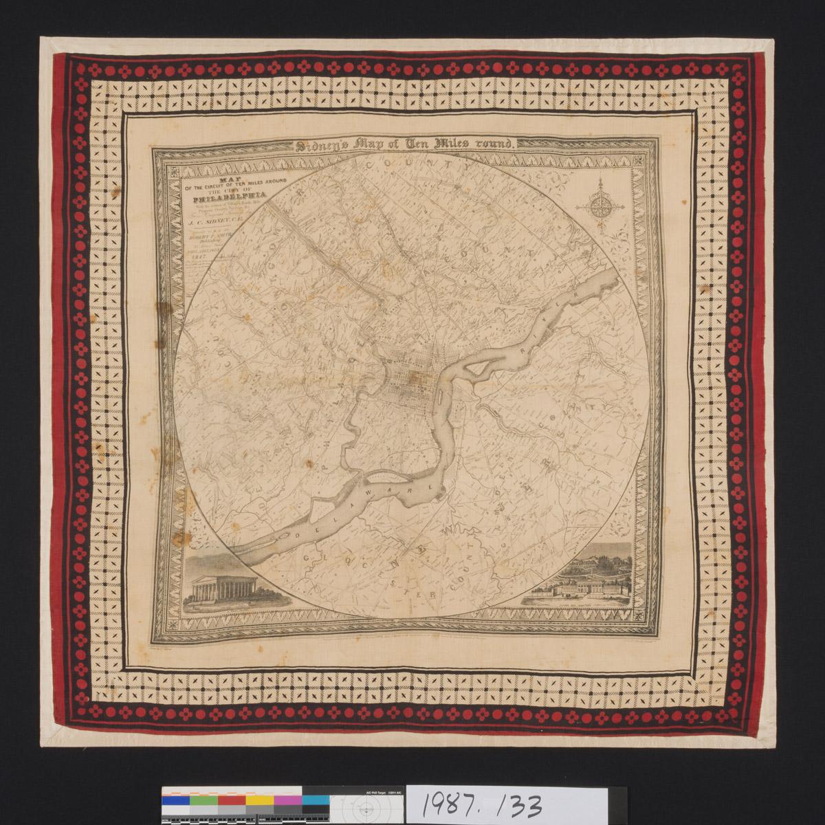 1987.0133 Handkerchief, view 1