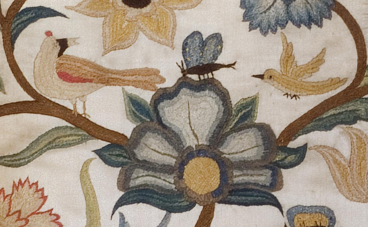 1987_0135 Needlework Picture, Detail 5