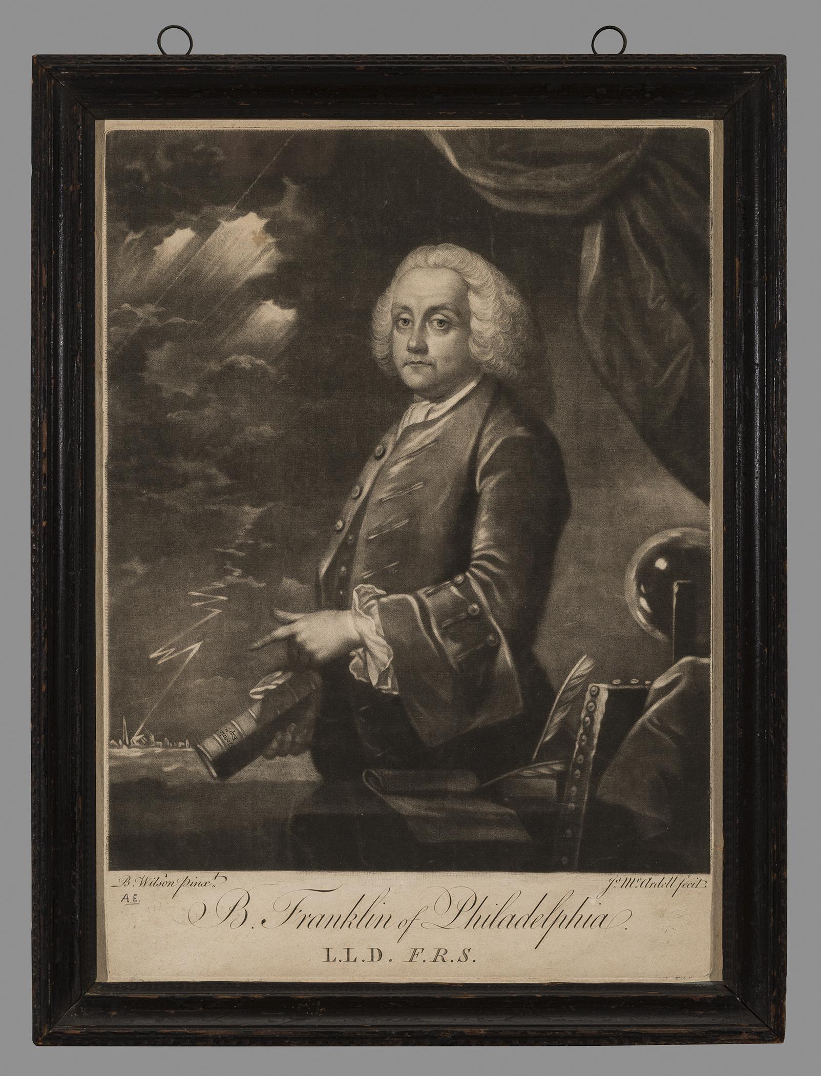 1987.0509 Print, 1987.0510 Frame, view 1
