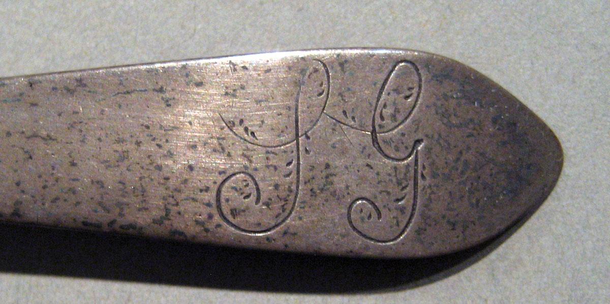 1988.0006 Silver Spoon engraving