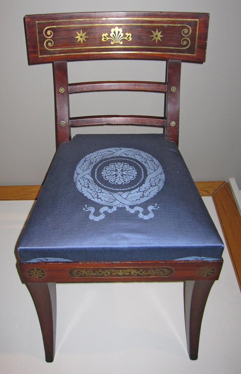 1988.0035.003 chair with 2009.0509.003 slip seat, view 1