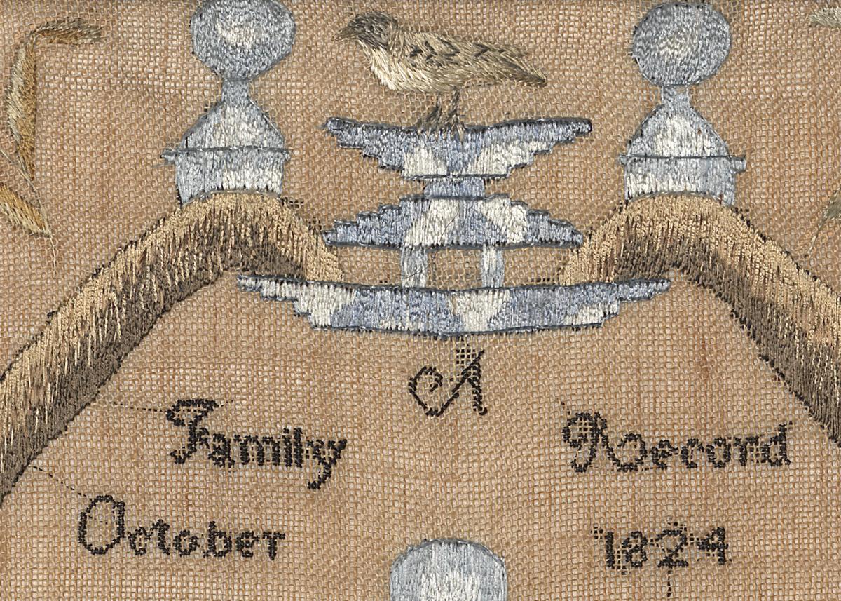 1988.0054 Sampler, Detail 3