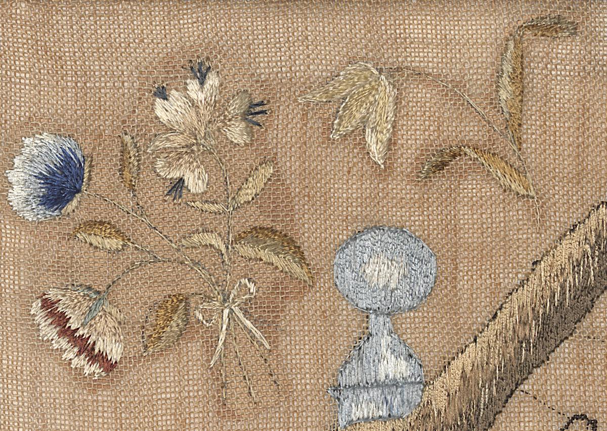 1988.0054 Sampler, Detail 4