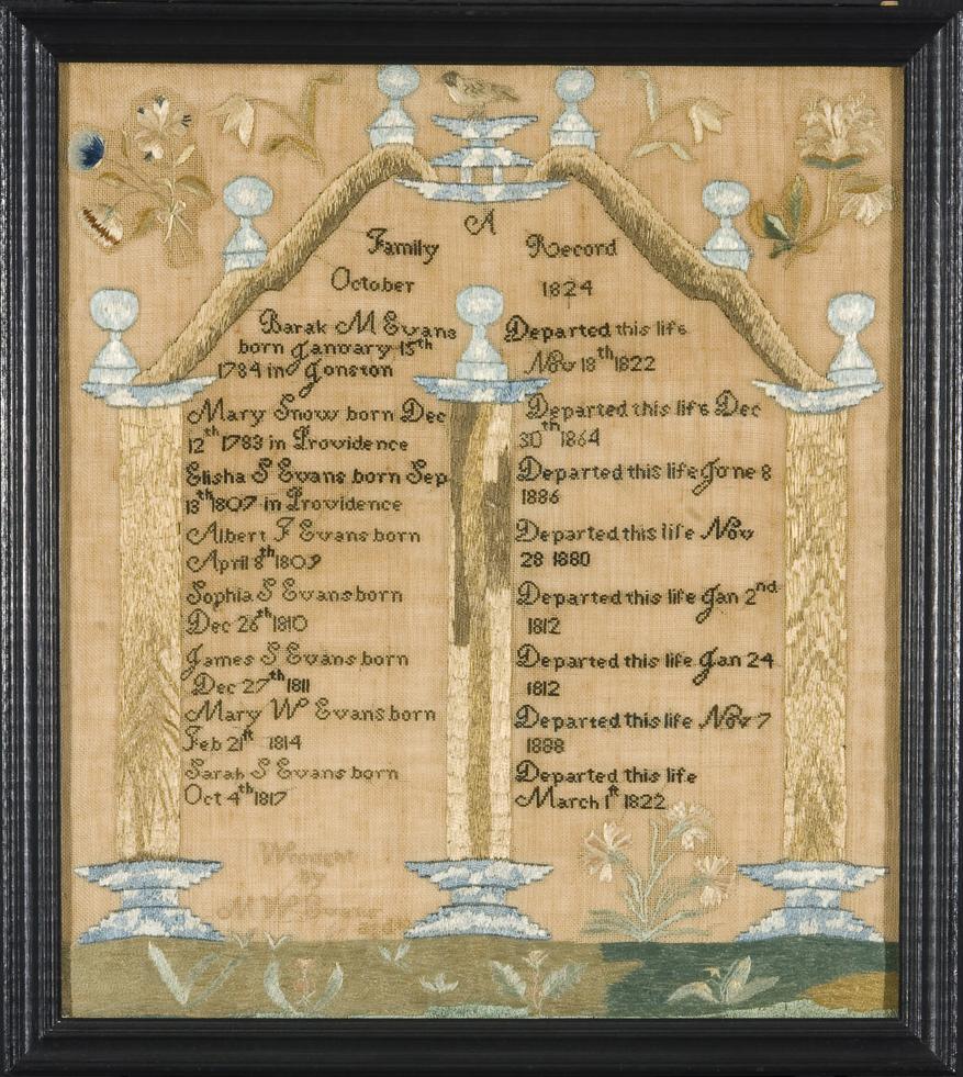 1988.0054 Sampler and frame