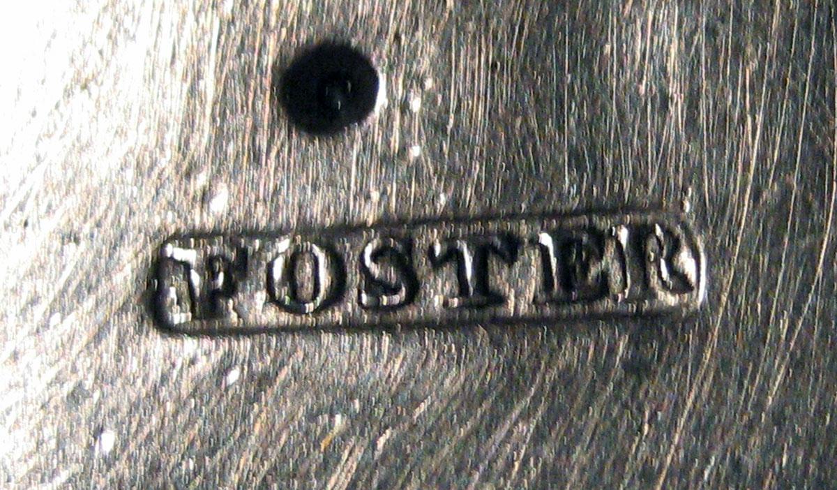 1988.0069 A, B Silver Mustard Pot mark