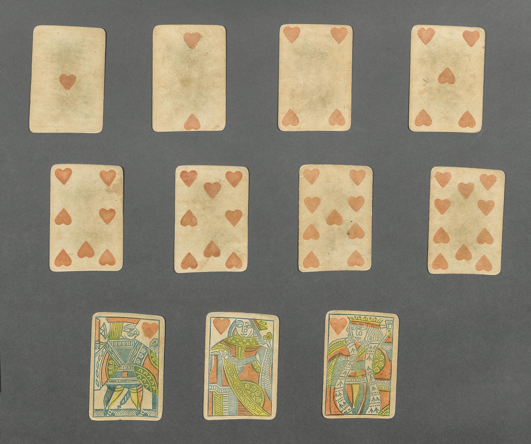 1958.0067.039 - .049 Playing cards, view 1