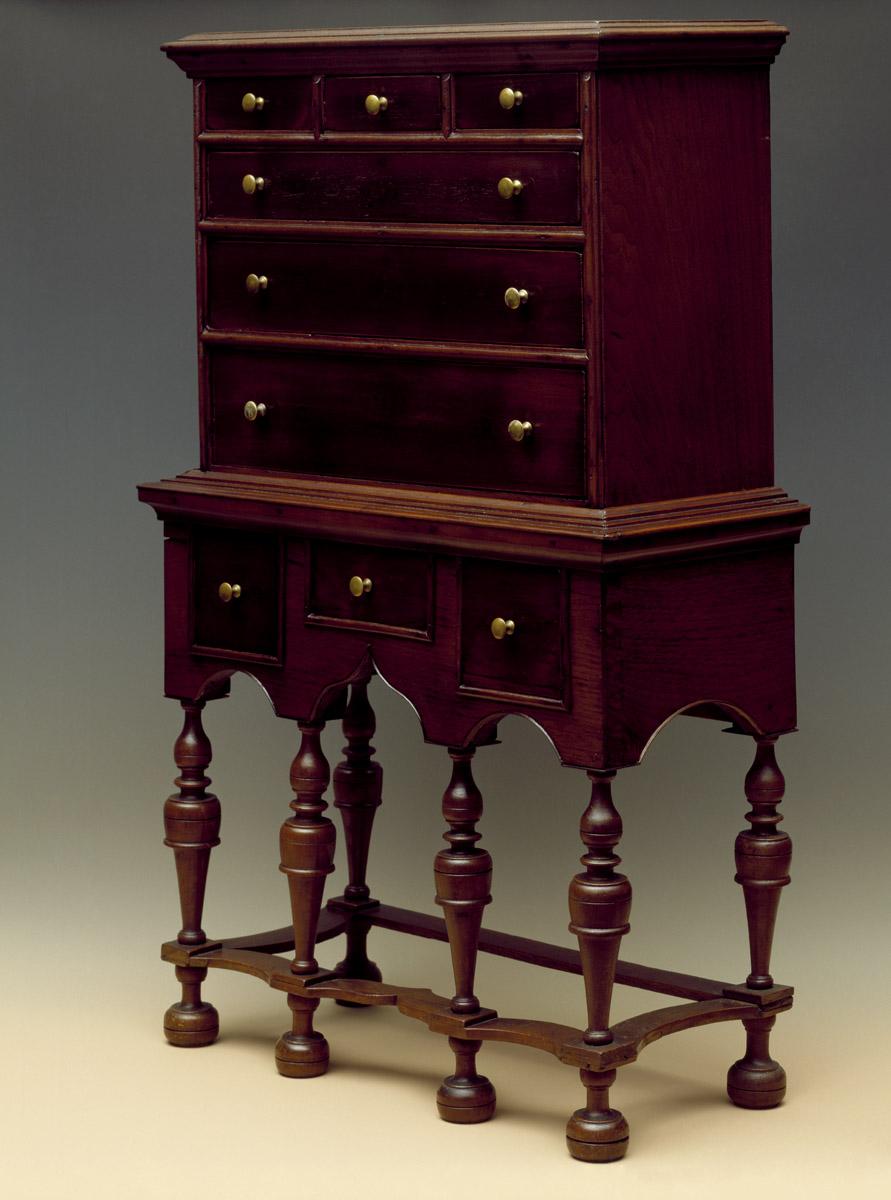 1988.0132 Chest of drawers, view 1