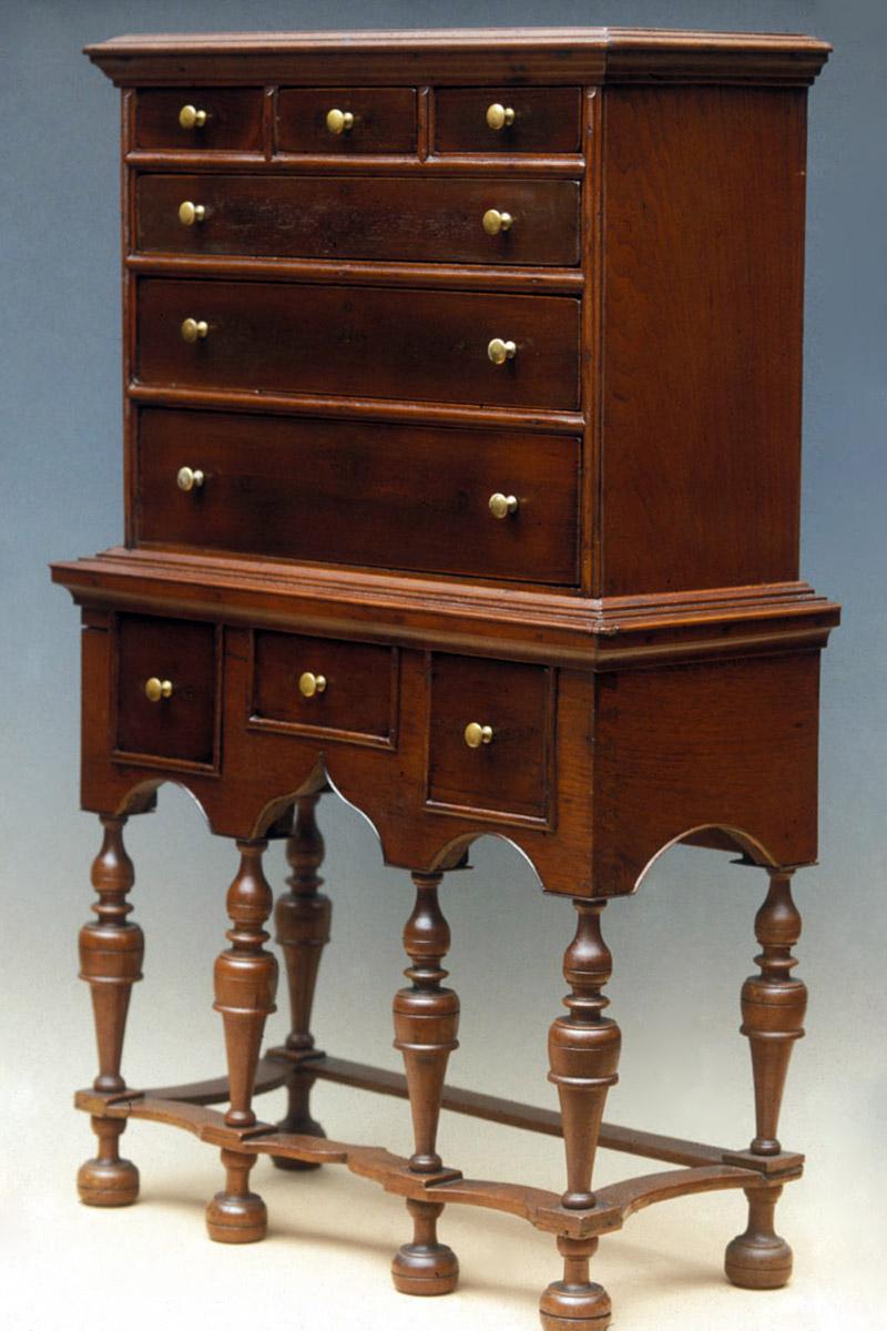 1988.0132 Chest of drawers, view 2