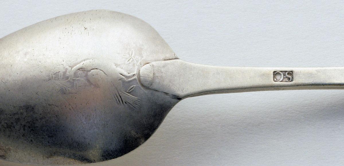 1989.0013.004 Spoon, Tablespoon, detail 1