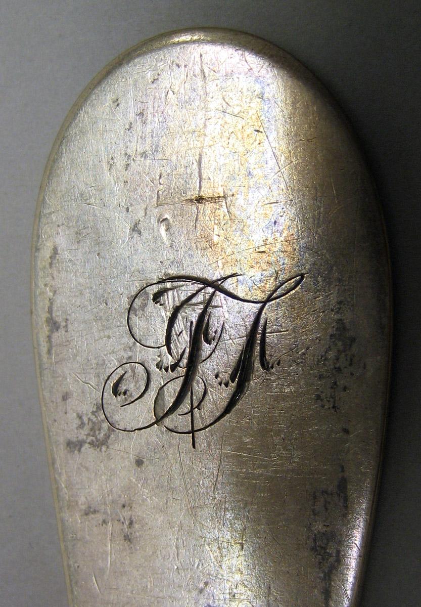 1989.0013.004 Silver Spoon engraving underside
