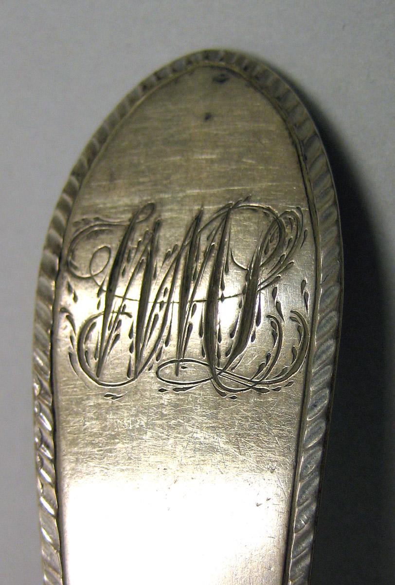 1989.0013.006 Silver Spoon engraving