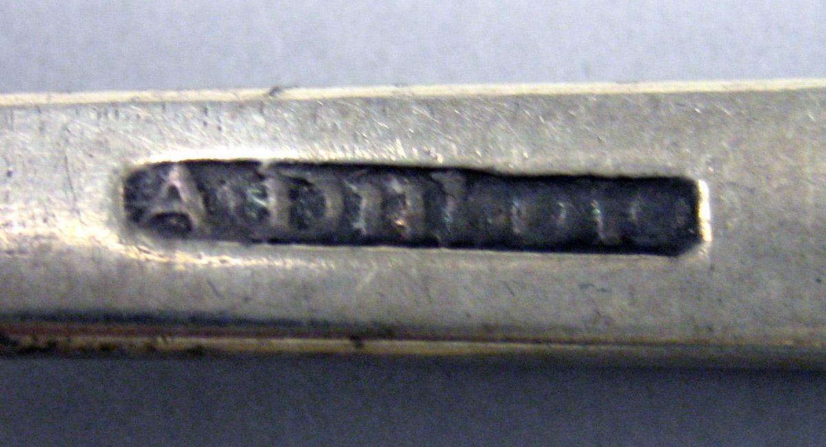 1989.0013.007 Silver Spoon mark