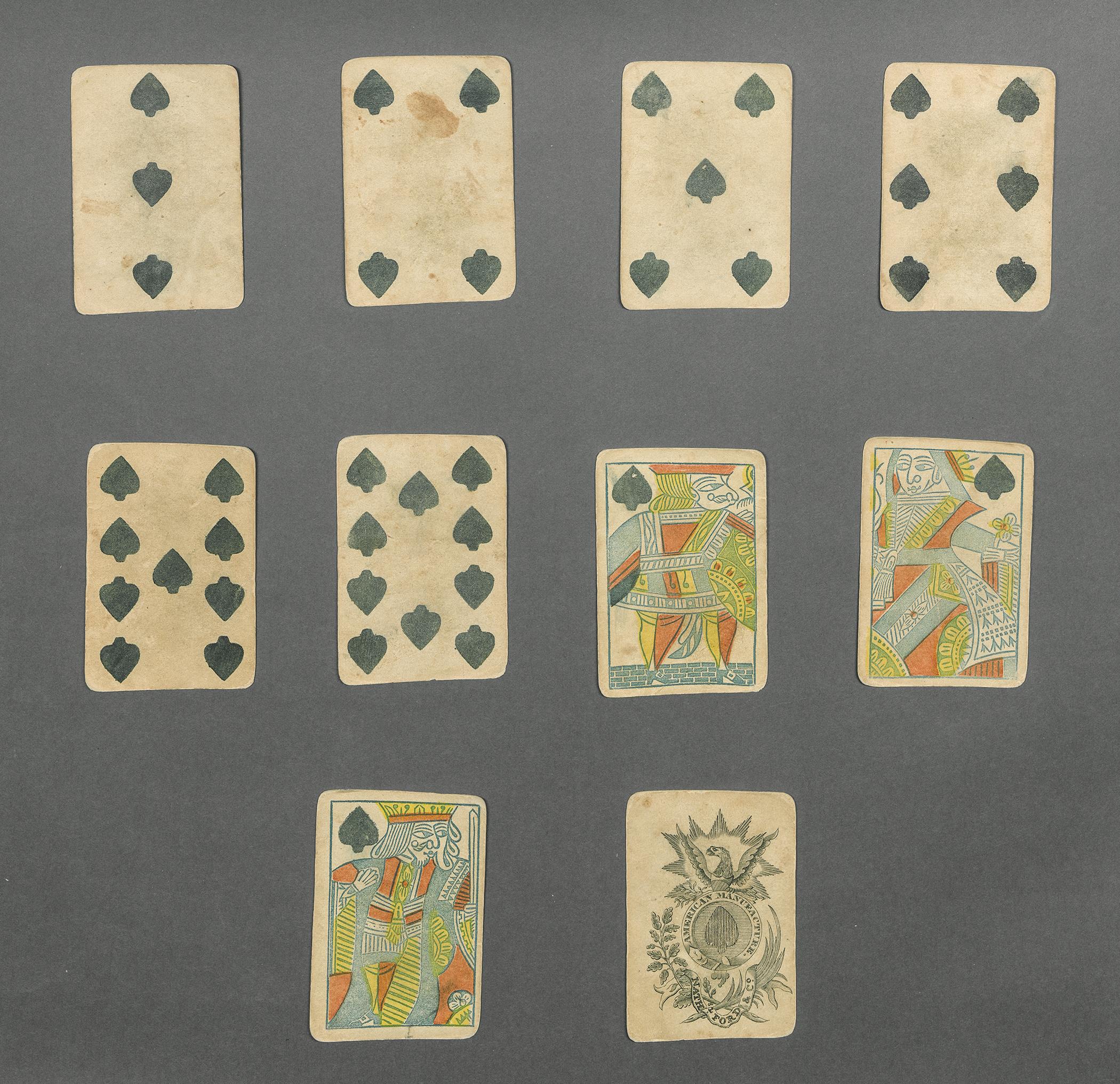 1958.0067.050 - .059 Playing cards, view 1