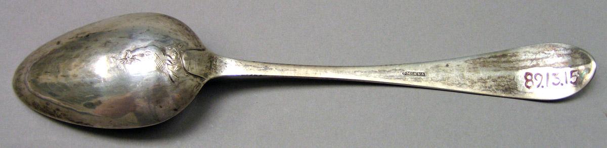 1989.0013.015 Silver Spoon underside