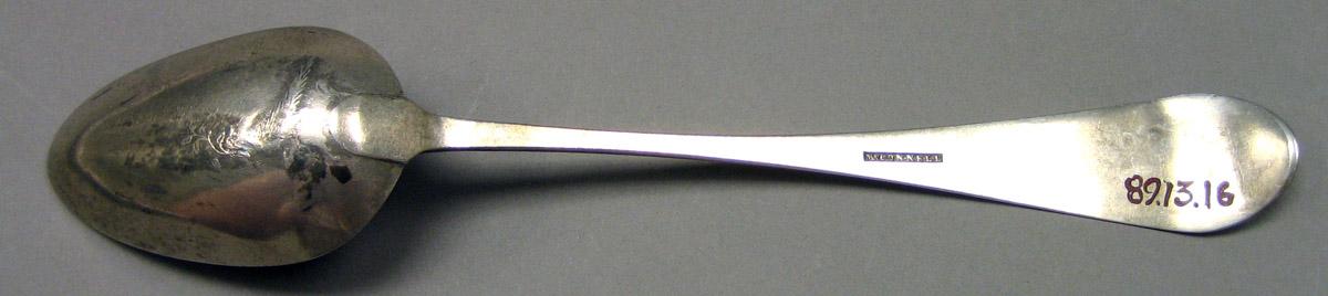 1989.0013.016 Silver Spoon underside