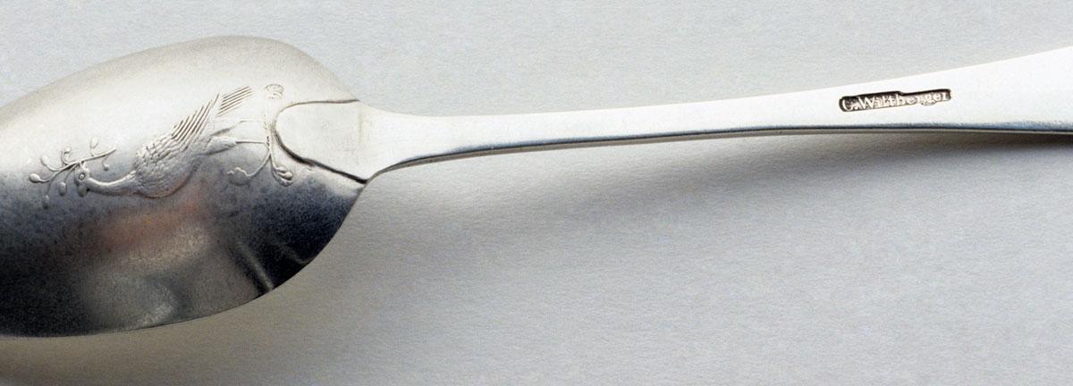 1989.0013.027 Spoon, Tablespoon, detail 2