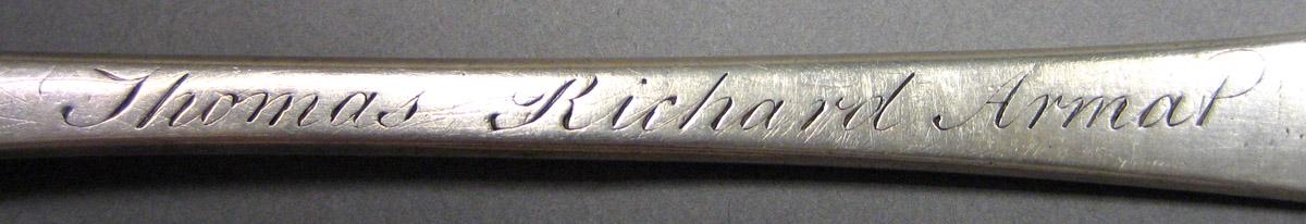 1989.0013.031 Silver Spoon engraving underside