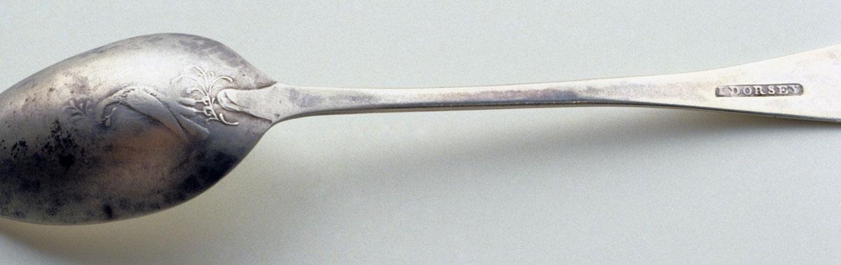 1989.0013.044 Spoon, Teaspoon, detail 1