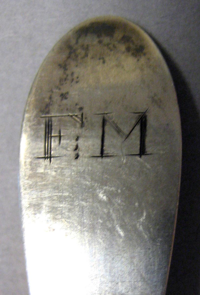 1989.0013.057 Silver Spoon engraving