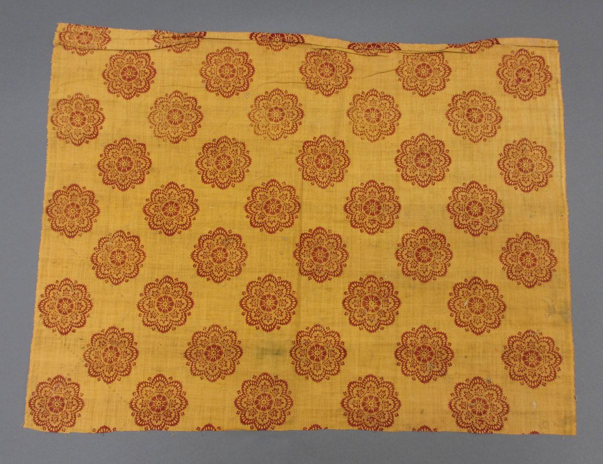 1958.0069.003 A Textile, printed reverse