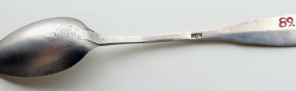 1989.0013.063 Spoon, Teaspoon, view 2