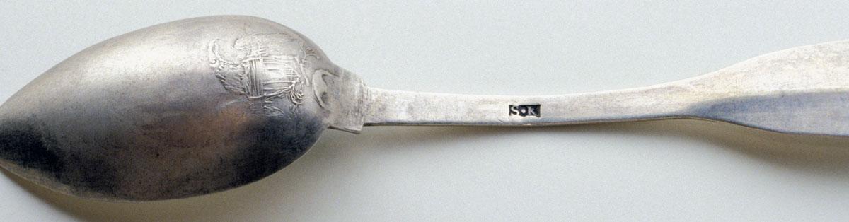 1989.0013.064 Spoon, Teaspoon, detail 1