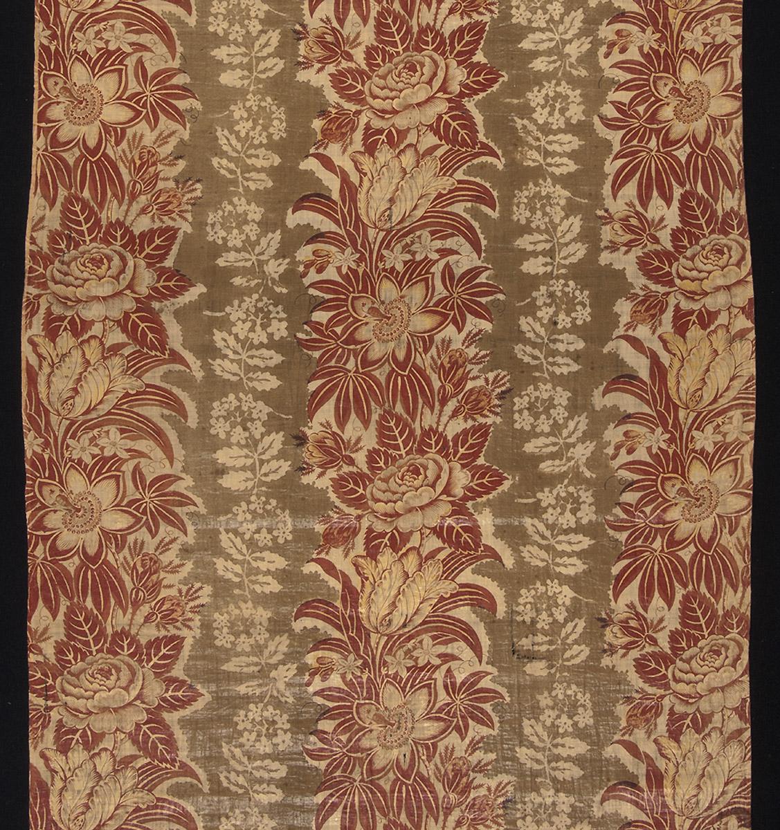 1958.0070.001 Textile, printed, detail, Book image C266