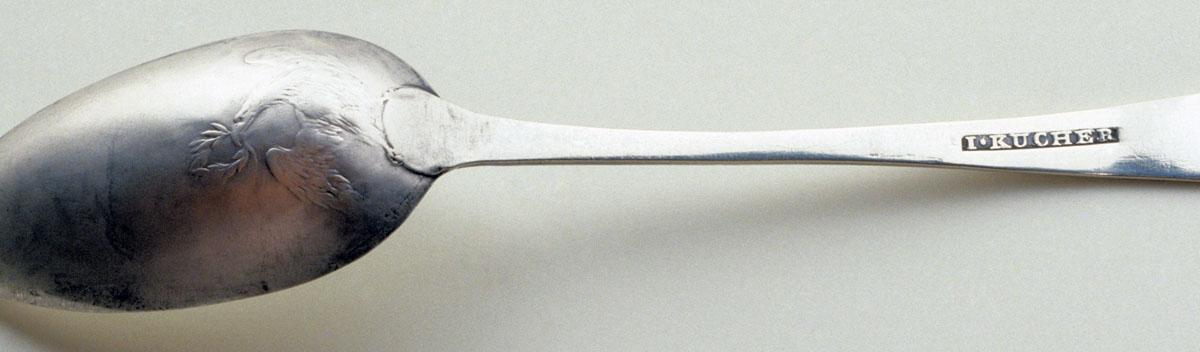 1989.0013.067 Spoon, Teaspoon, detail 1