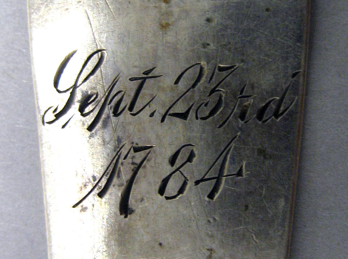1989.0013.080 Silver Spoon engraving underside