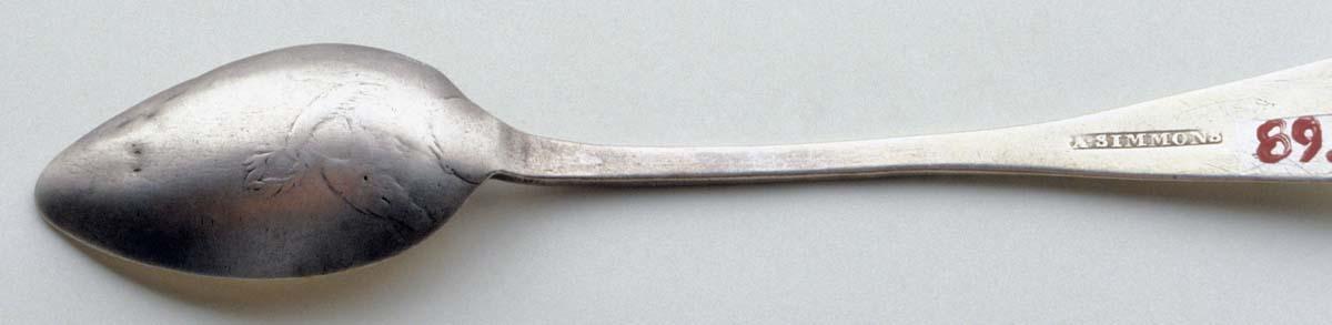 1989.0013.082 Spoon, Teaspoon, detail 1