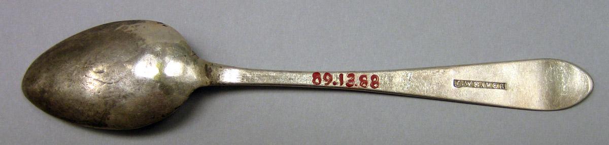 1989.0013.088 Silver Spoon underside