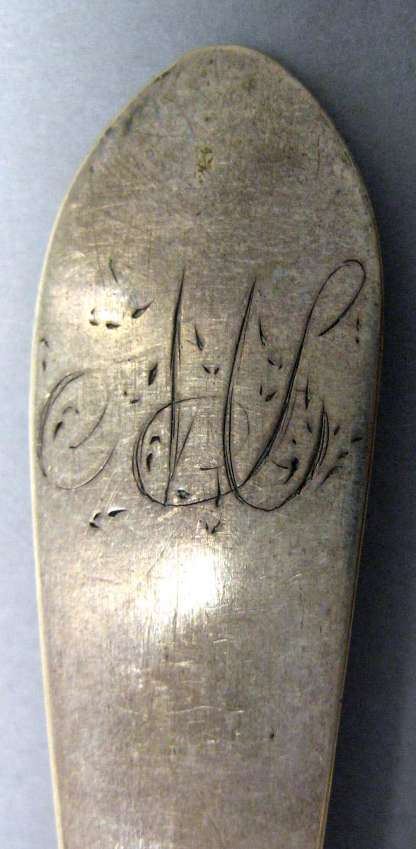 1989.0013.088 Silver Spoon engraving