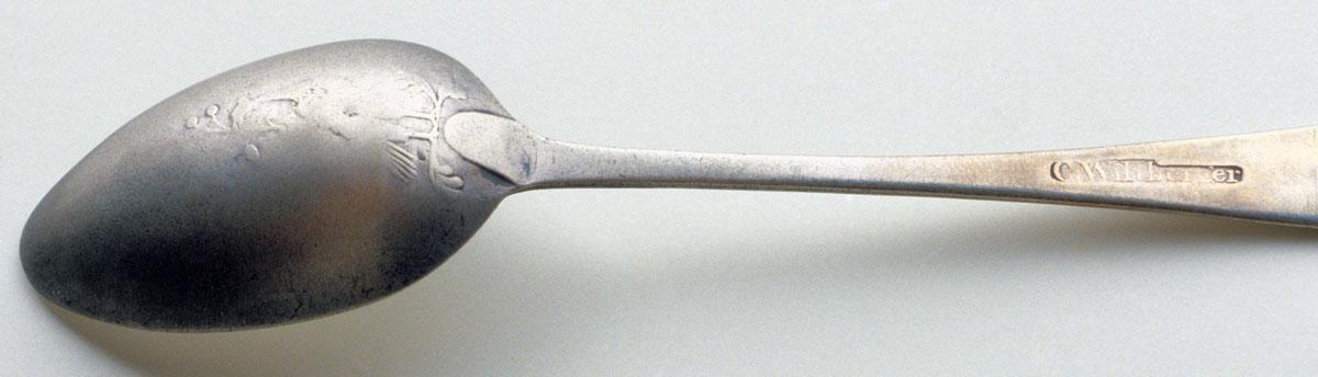1989.0013.092 Spoon, Teaspoon, detail 1