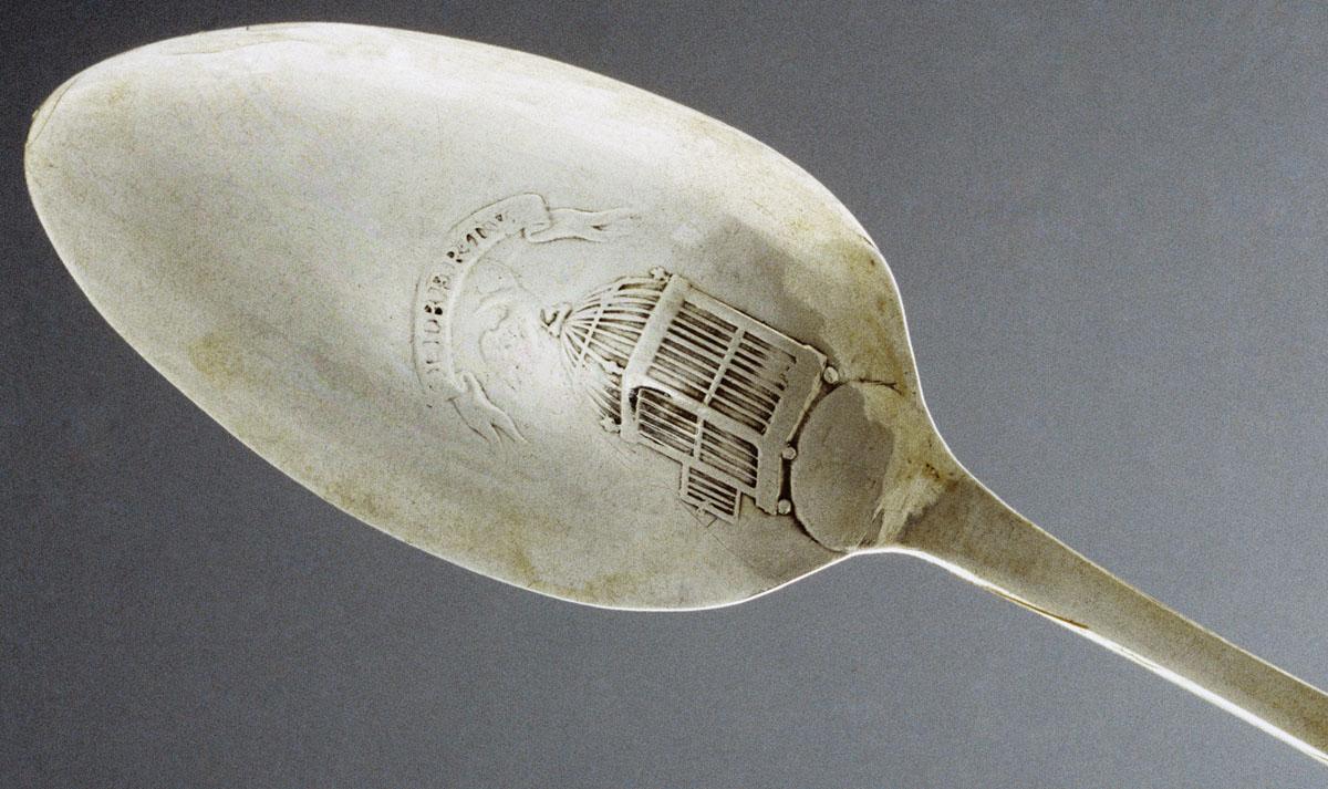 1989.0013.093 Spoon, Teaspoon, detail 1