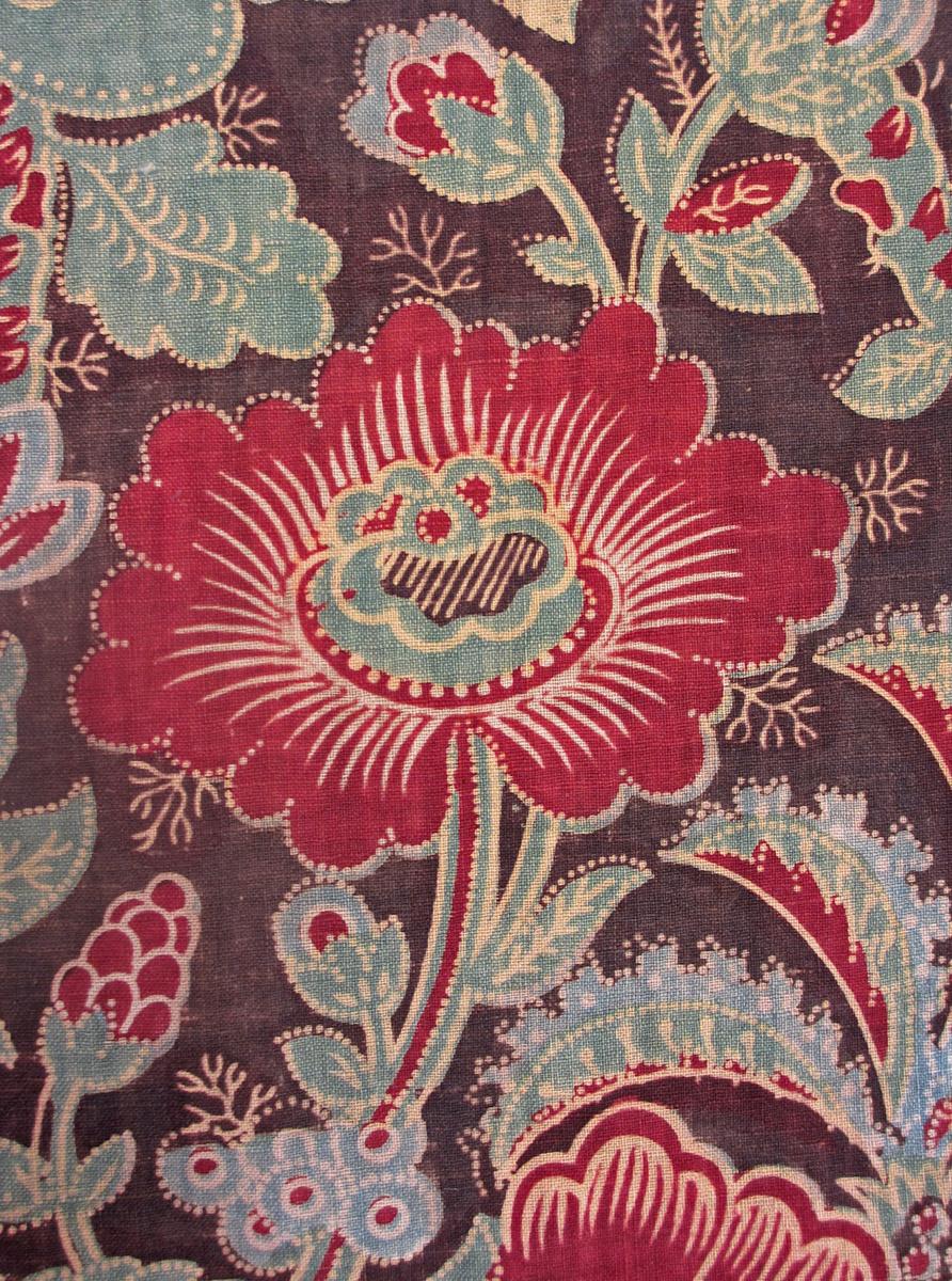 1958.0070.006.001 textile, printed detail 2