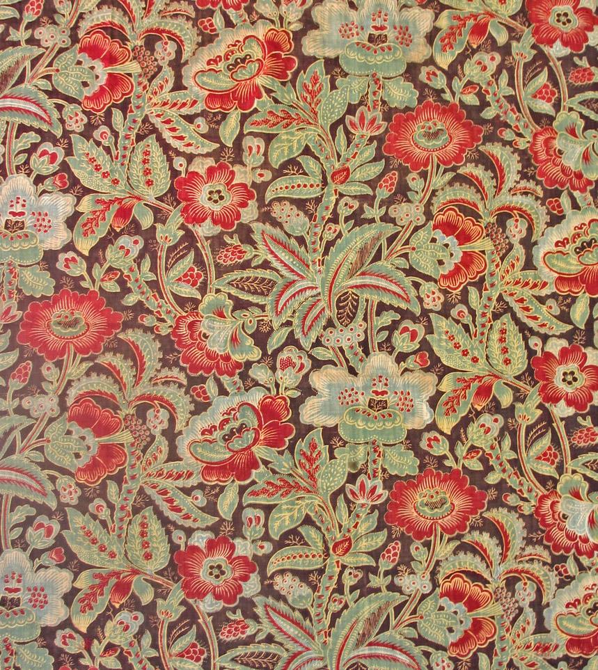 T1223 textile, printed design repeat