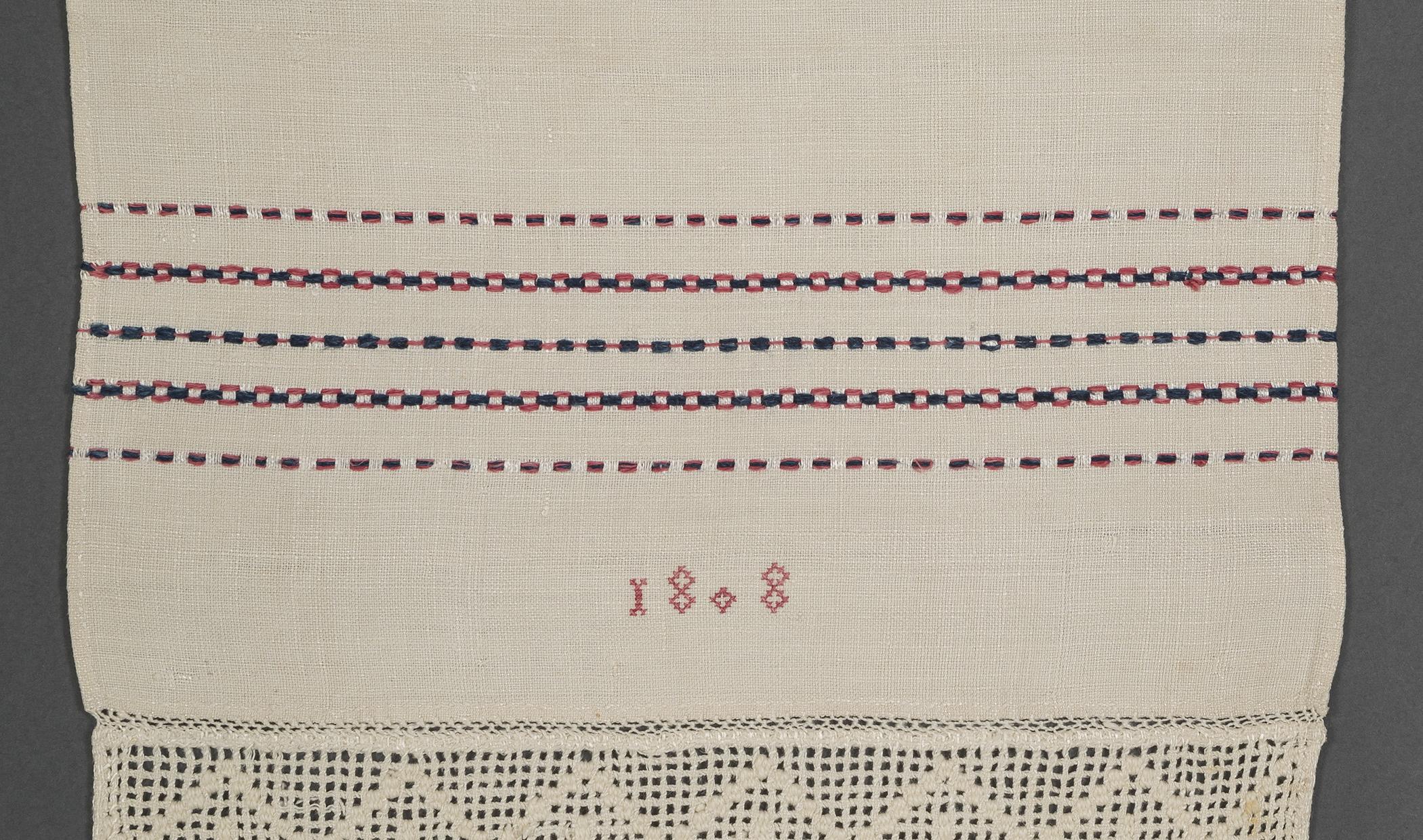 1989.0028 Towel, detail 10