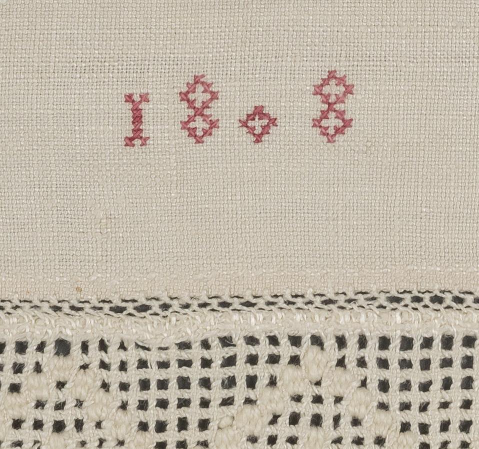 1989.0028 Towel, detail 12